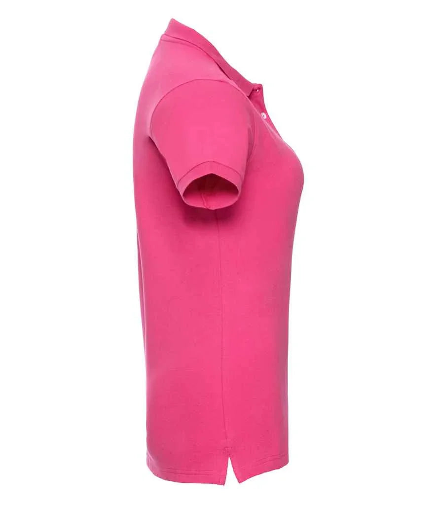 Russell Ladies Stretch Pique Polo Shirt - J566F - Brand It Essex Ltd