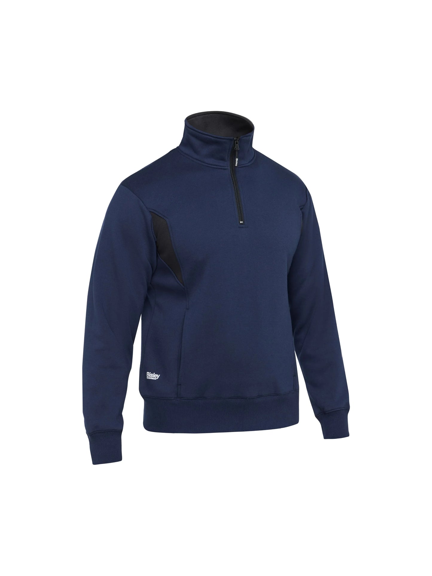 Personalised Custom Branded Bisley Rawson Two-Tone Fleece 1/4 Zip Sweater - Brand It Essex Ltd