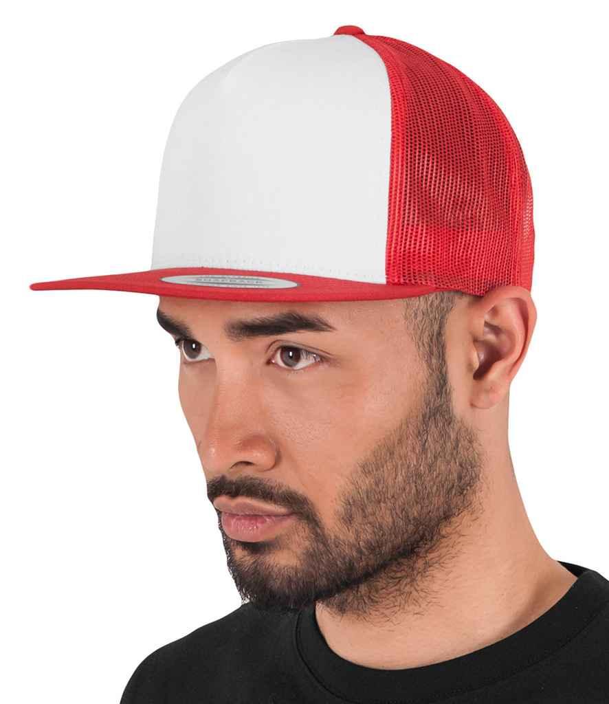 Personalised Custom Branded Flexfit Contrast Trucker Cap - F6006W - Brand It Essex Ltd