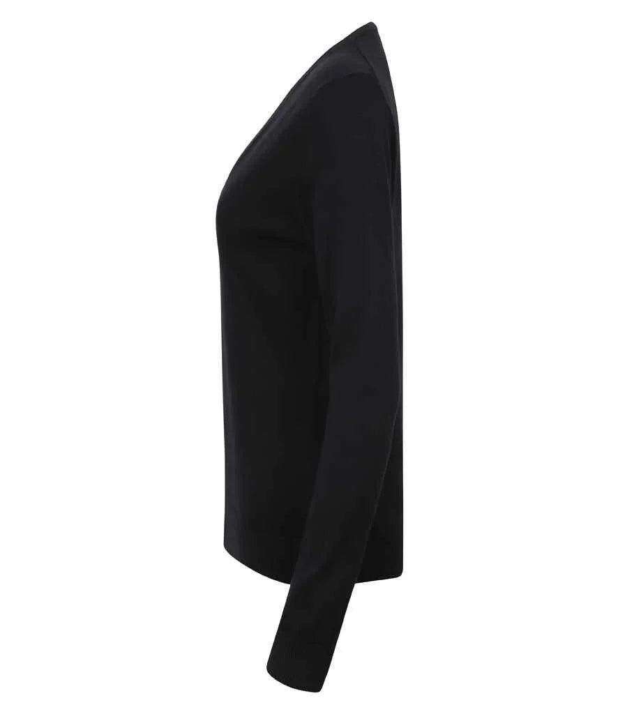 Personalised Custom Branded Ladies V Neck Cardigan - HB726 - Brand It Essex Ltd