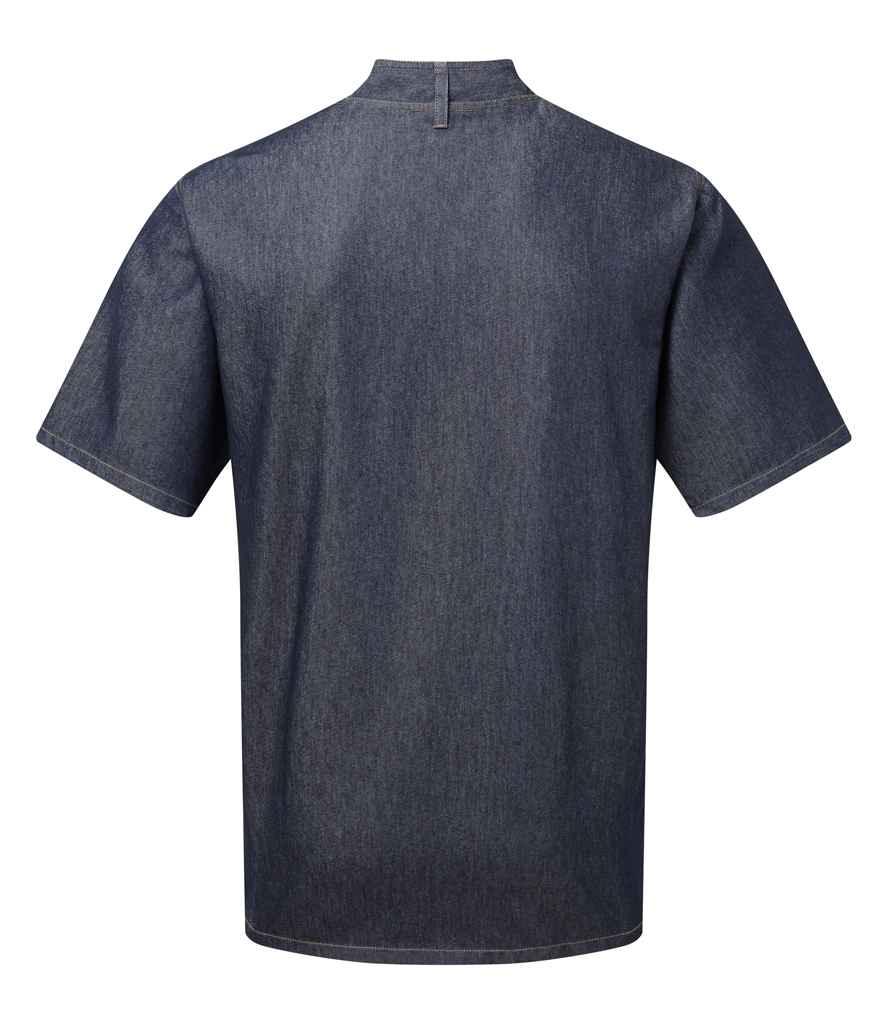 Personalised Custom Branded Premier Short Sleeve Zipped Chef's Jacket - PR906 - Brand It Essex Ltd