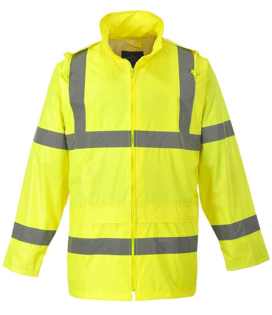 Portwest Hi-Vis Rain Jacket - PW011 - Brand It Essex Ltd