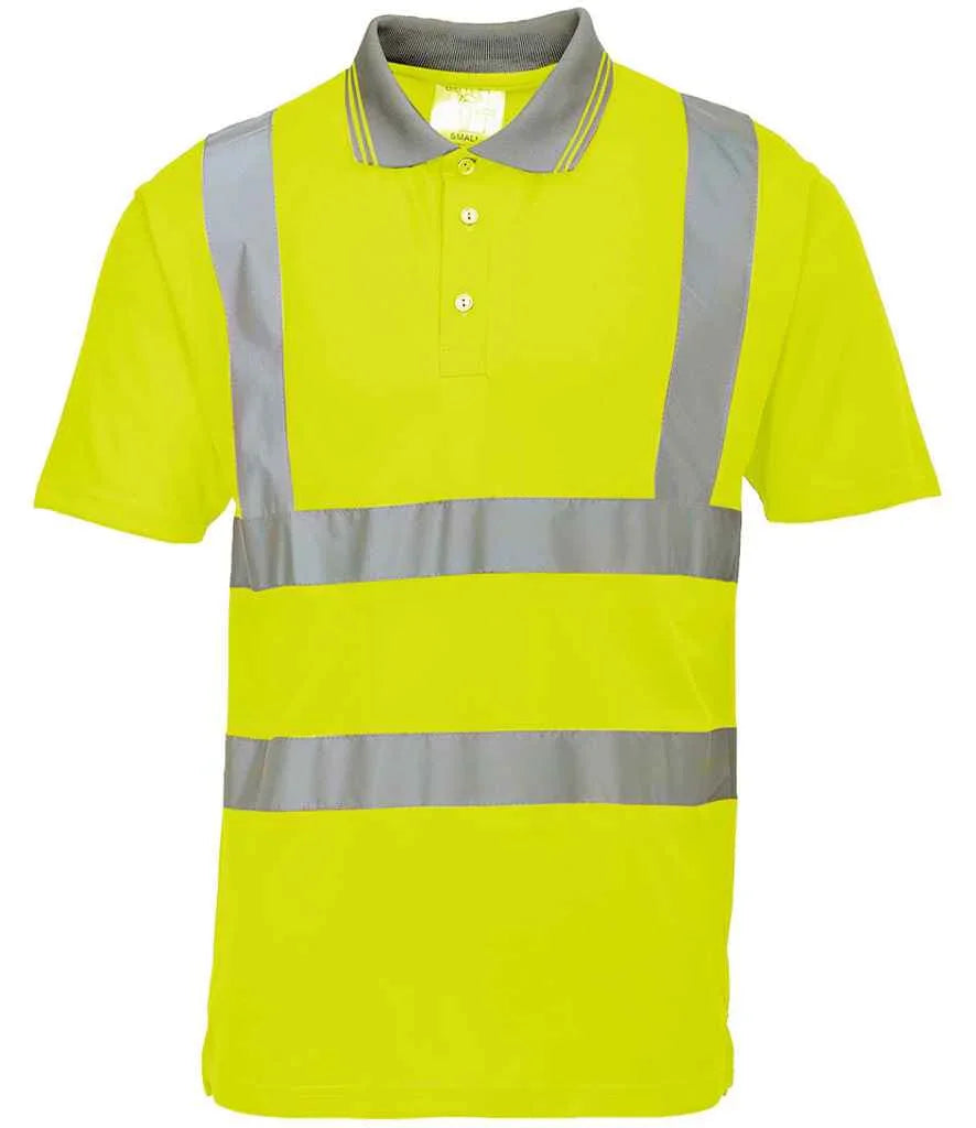 Personalised Custom Branded Portwest Hi-Vis Polo Shirt - PW061 - Brand It Essex Ltd