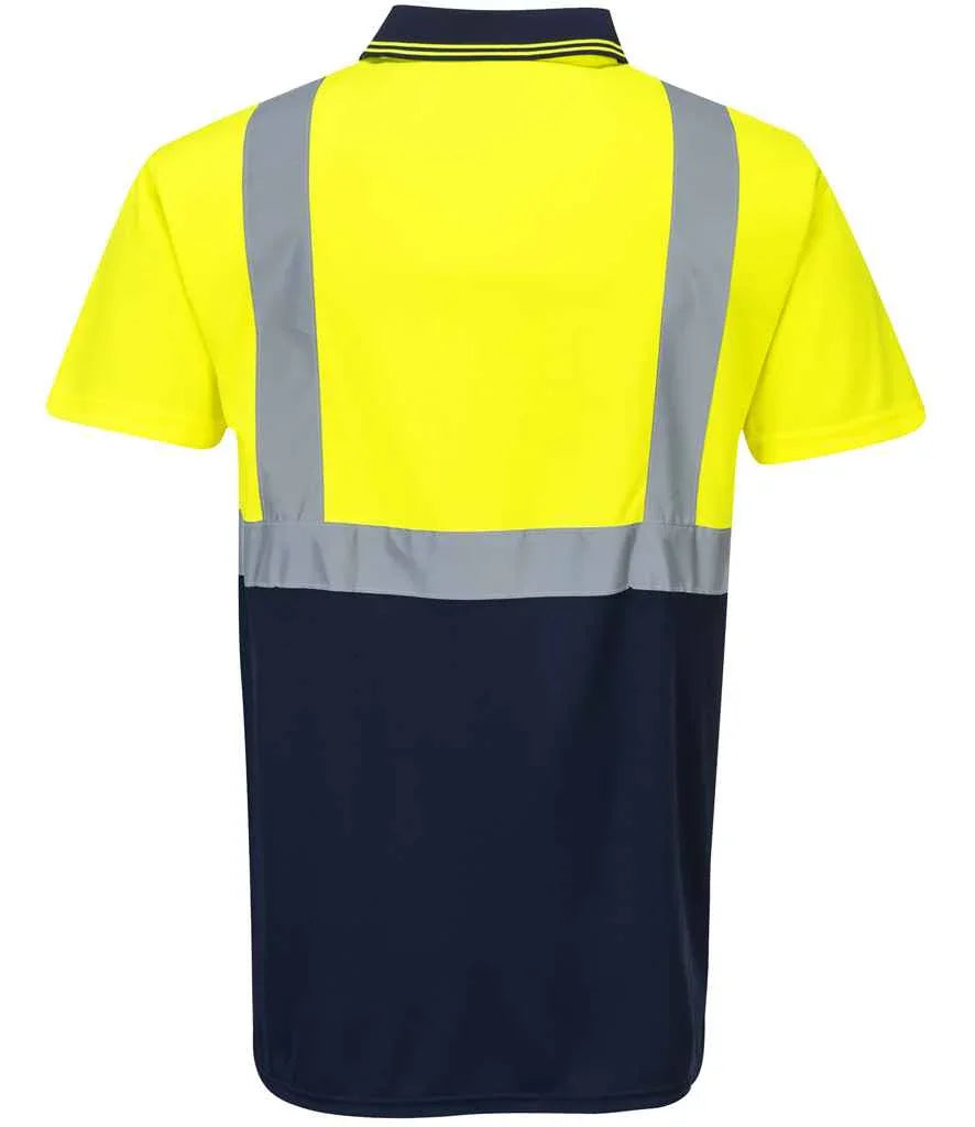 Personalised Custom Branded Portwest Hi-Vis Two Tone Polo Shirt - PW062 - Brand It Essex Ltd