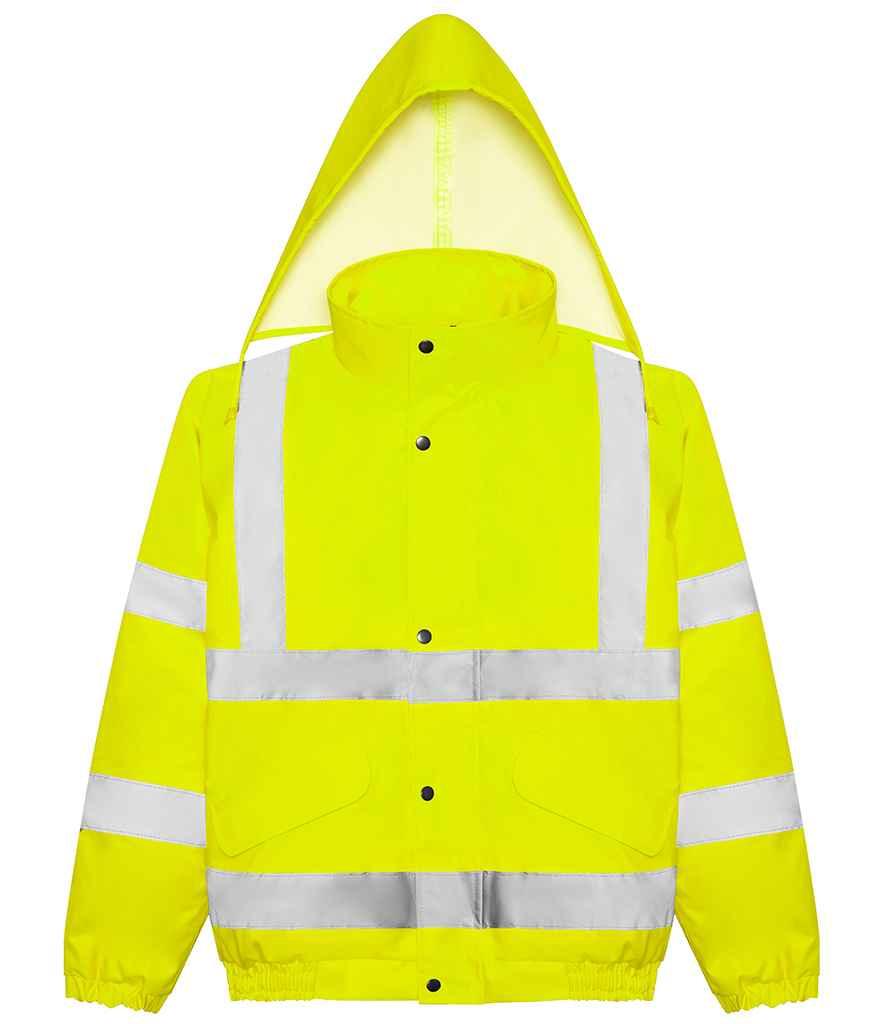 Personalised Custom Branded Pro High Visibility Bomber Jacket - RX770 - Brand It Essex Ltd