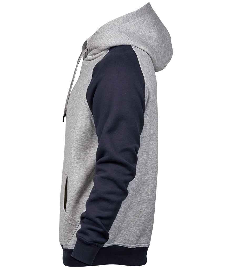 Tee Jays Two Tone Raglan Hooded Sweatshirt - CLEARANCE - Brand It Essex Ltd