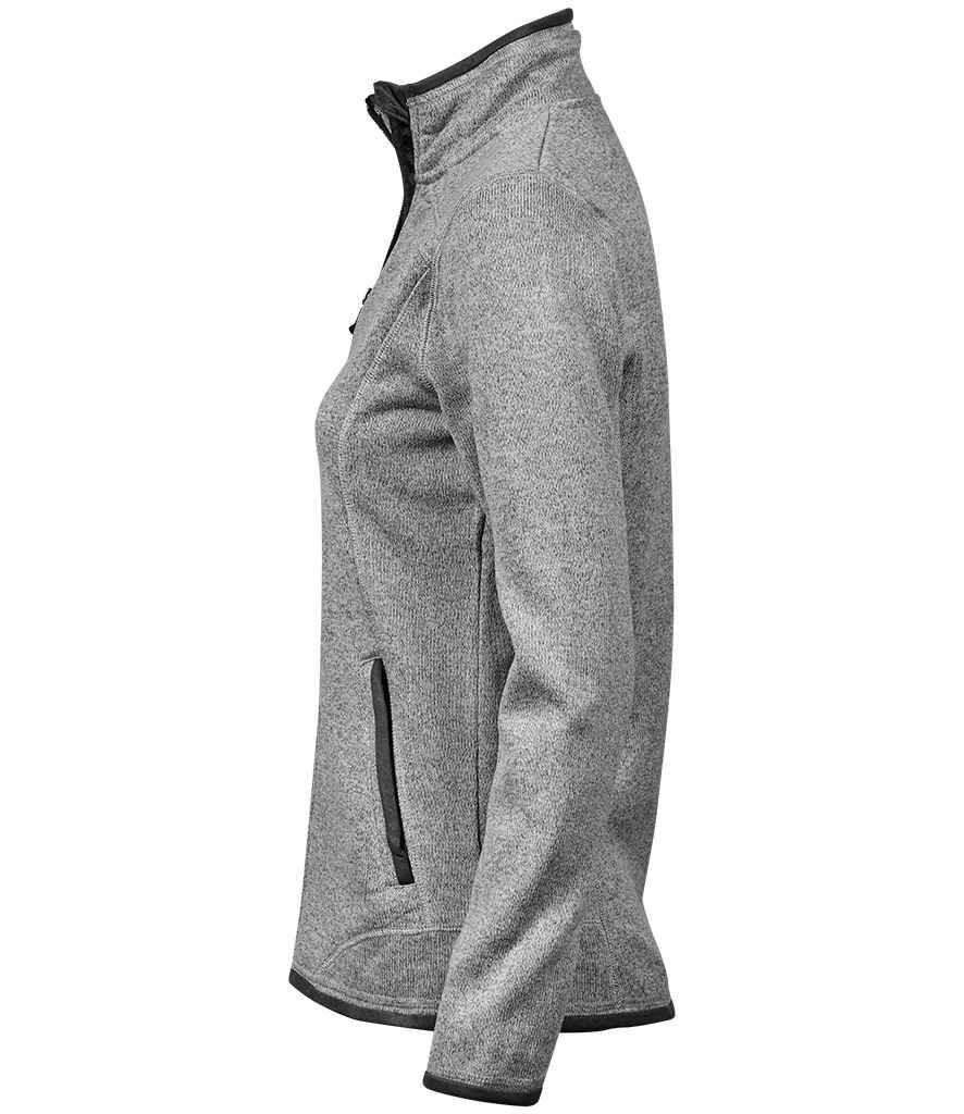 Tee Jays Ladies Knitted Outdoor Fleece Jacket - TJ9616 - Brand It Essex Ltd