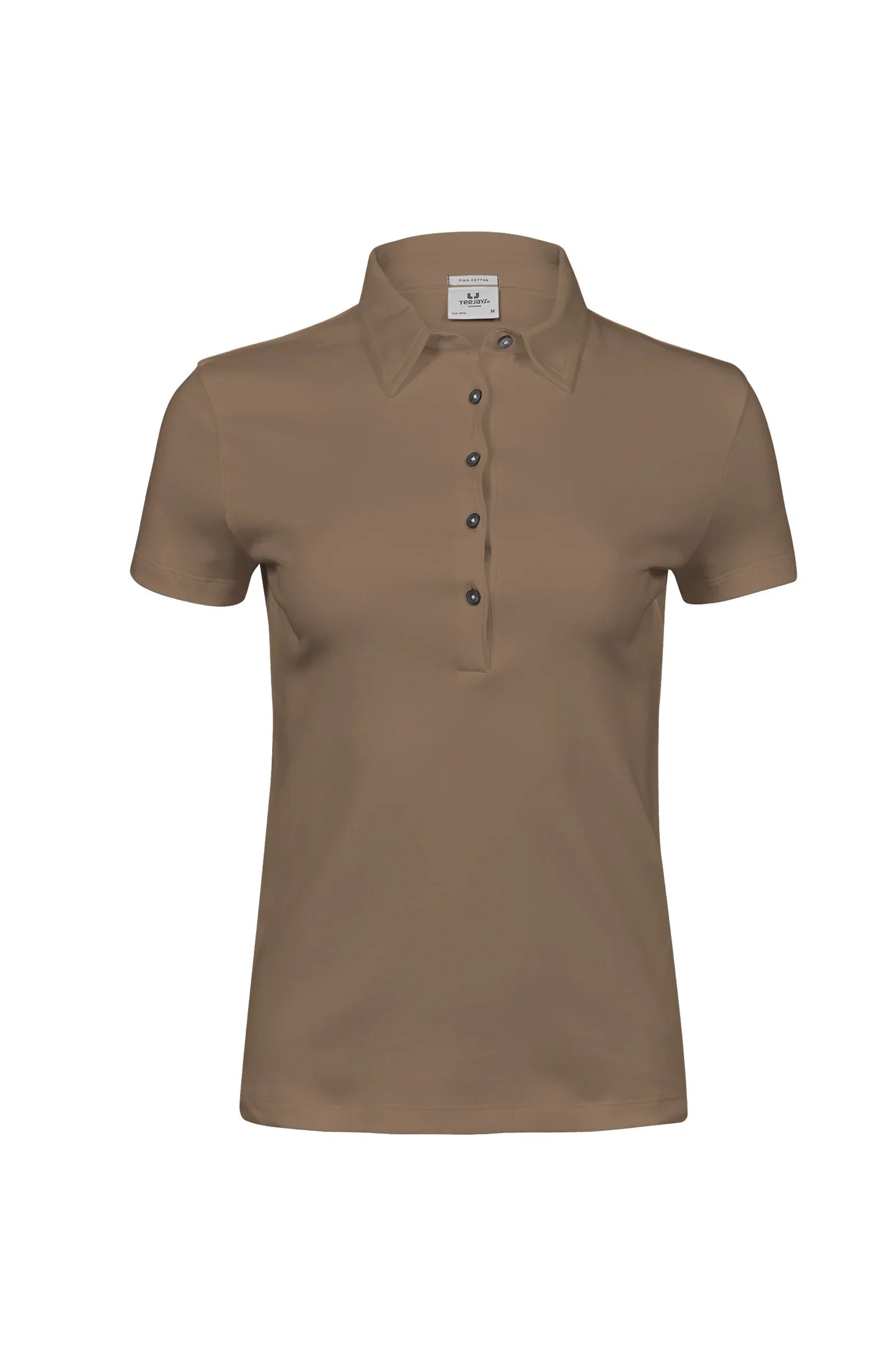 Personalised Custom Branded Tee Jays Ladies Pima Cotton Interlock Polo Shirt - TJ1441 - Brand It Essex Ltd