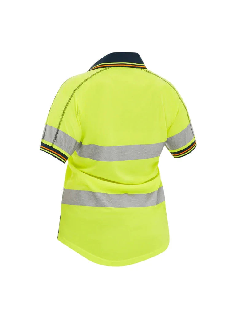 Personalised Custom Branded Bisley Women’s Short Sleeved Taped Two-Tone Hi Vis Polo - Brand It Essex Ltd