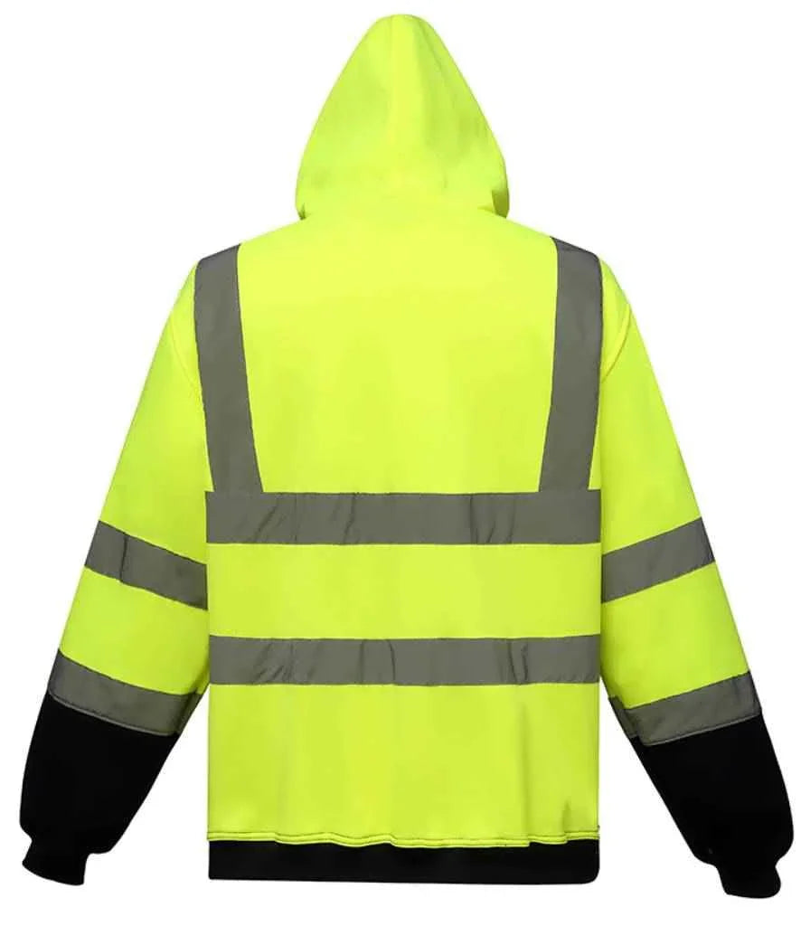 Personalised Custom Branded Yoko Hi-Vis Zip Hoodie - YK032 - Brand It Essex Ltd