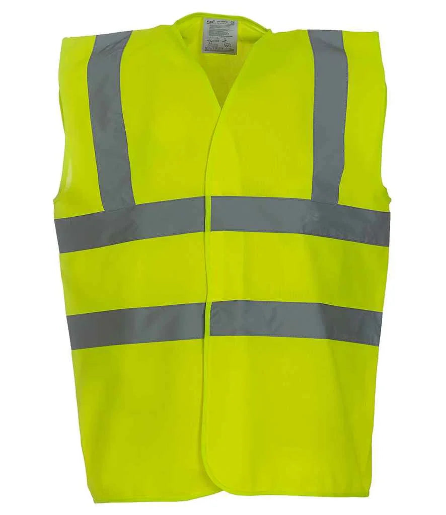 Yoko Hi-Vis Two Band and Braces Waistcoat - YK102 - Brand It Essex Ltd