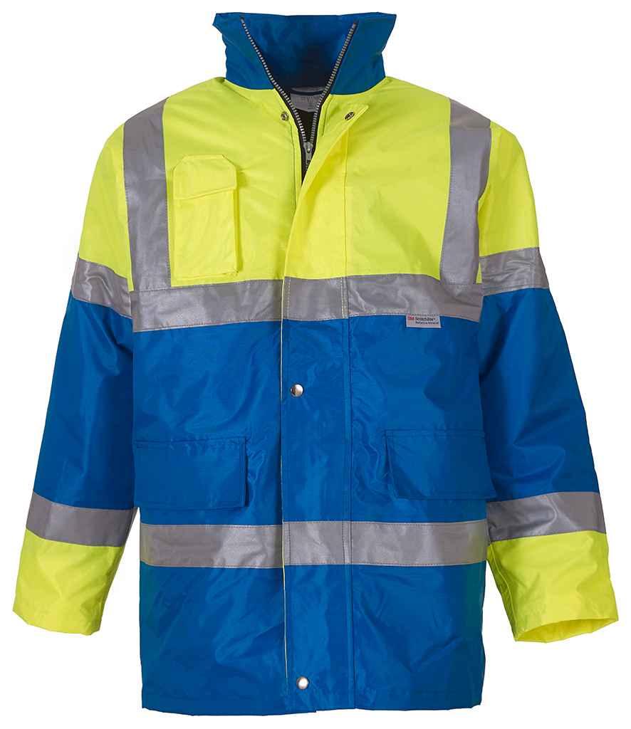 Personalised Custom Branded Yoko Hi-Vis Contrast Jacket - YK205 - Brand It Essex Ltd