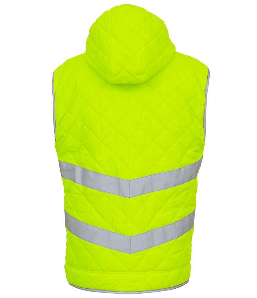 Personalised Custom Branded Yoko Hi-Vis Kensington Hooded Gilet - YK216 - Brand It Essex Ltd