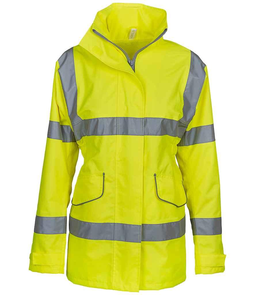Personalised Custom Branded Yoko Ladies Hi-Vis Executive Jacket - YK218 - Brand It Essex Ltd
