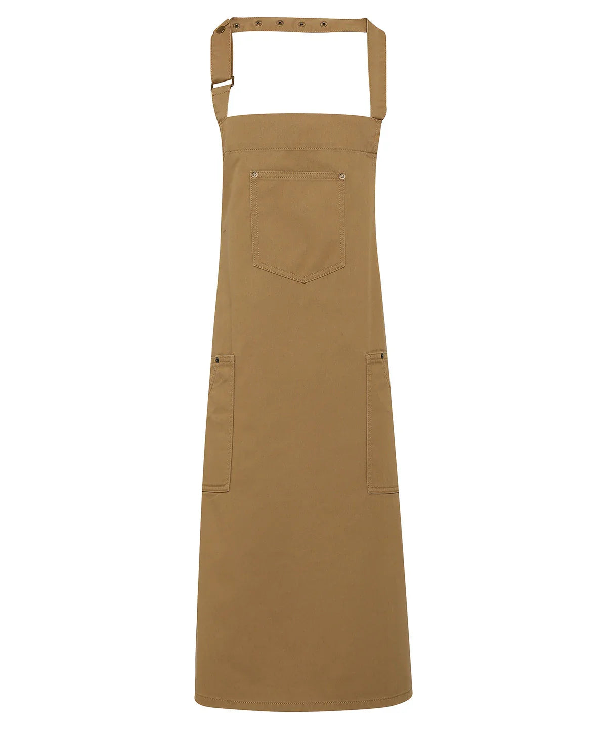 Premier Chino Cotton Bib Apron - Brand It Essex Ltd