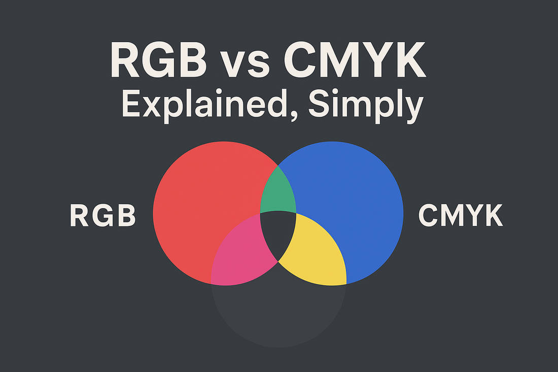 RGB vs CMYK Explained, Simply