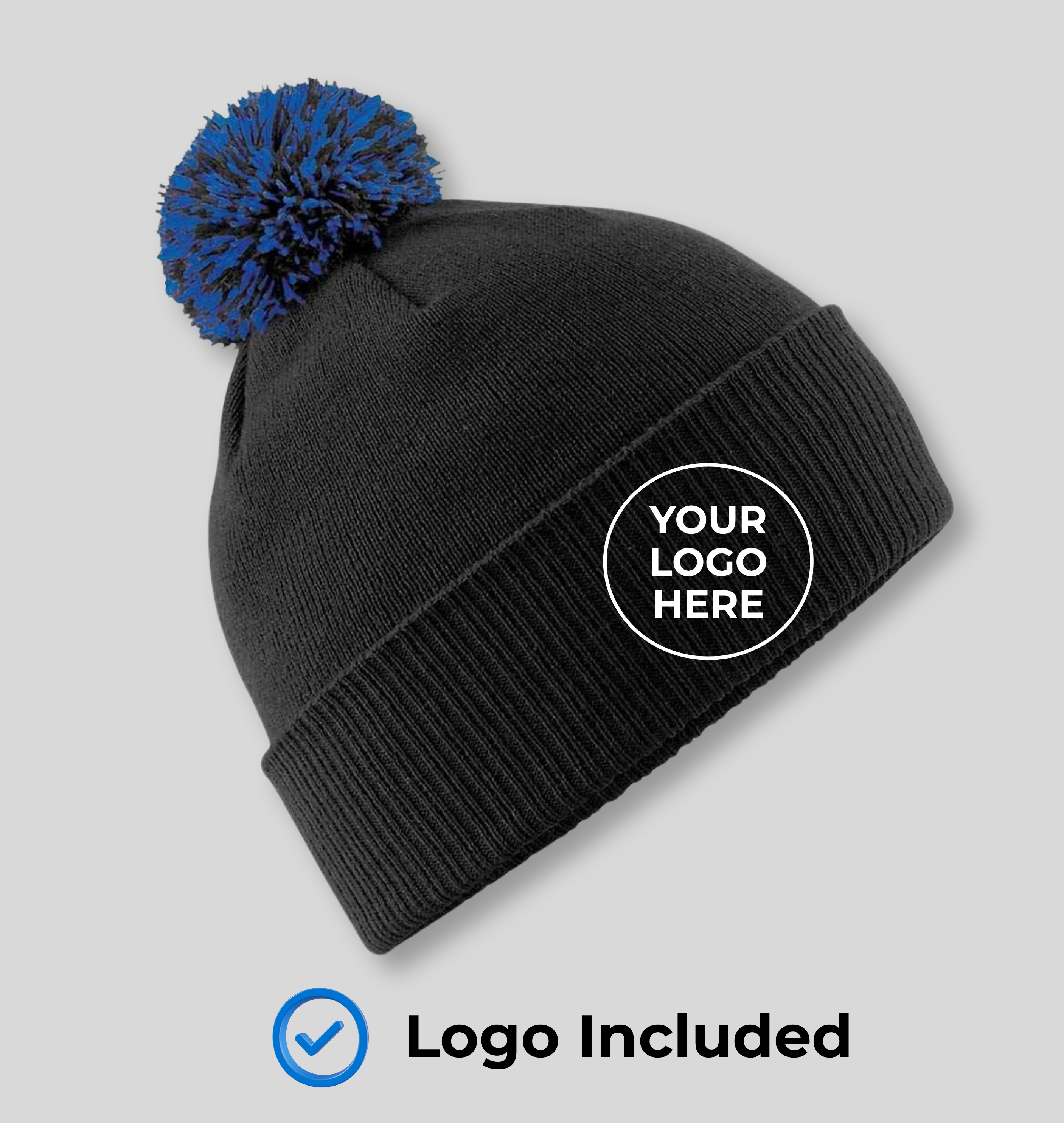 Bundle Add On - Beechfield Pom Beanie