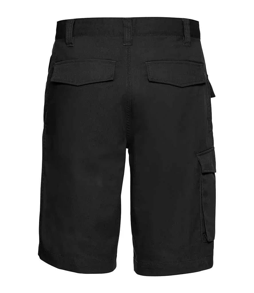 Russell Workwear Poly/Cotton Shorts - J002M - Brand It Essex Ltd