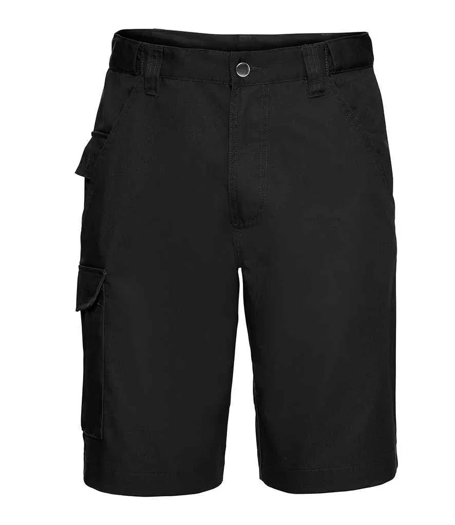 Russell Workwear Poly/Cotton Shorts - J002M - Brand It Essex Ltd