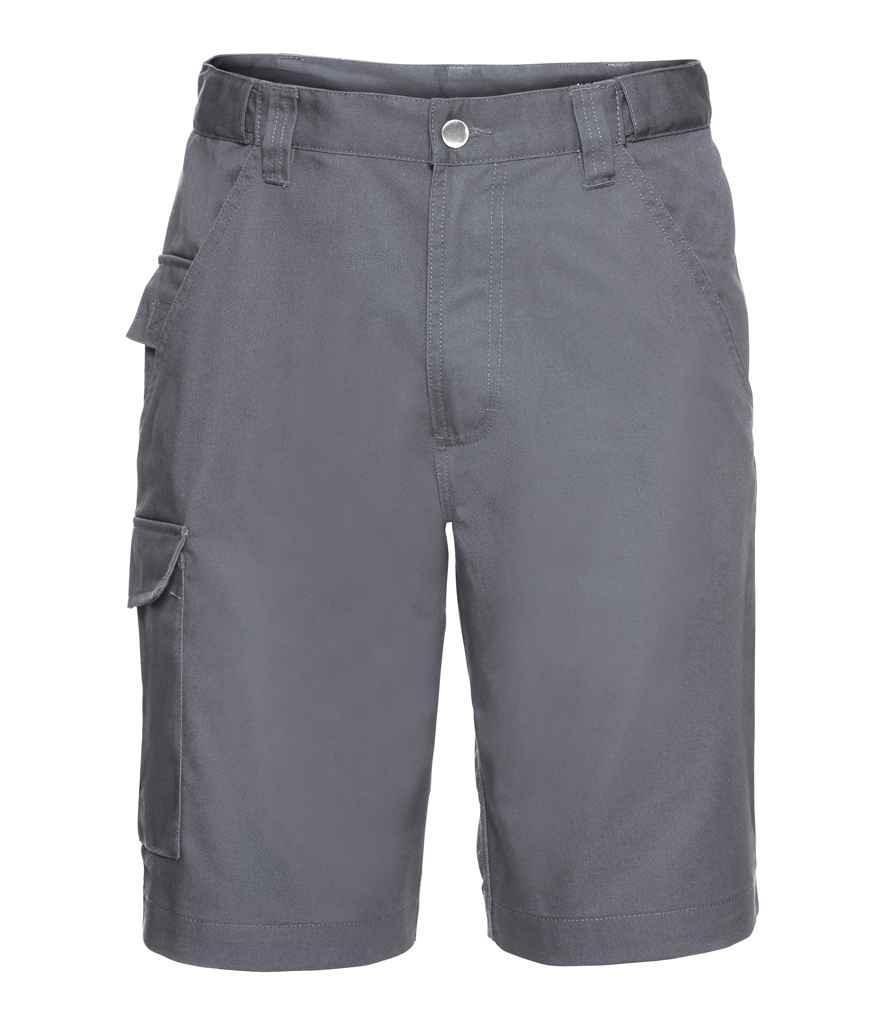 Russell Workwear Poly/Cotton Shorts - J002M - Brand It Essex Ltd