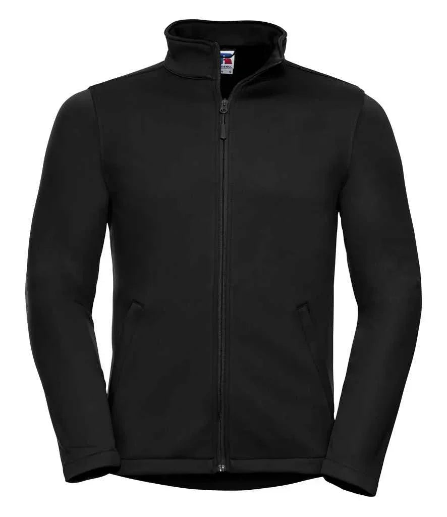 Russell Smart Soft Shell Jacket - Black - Brand It Essex Ltd
