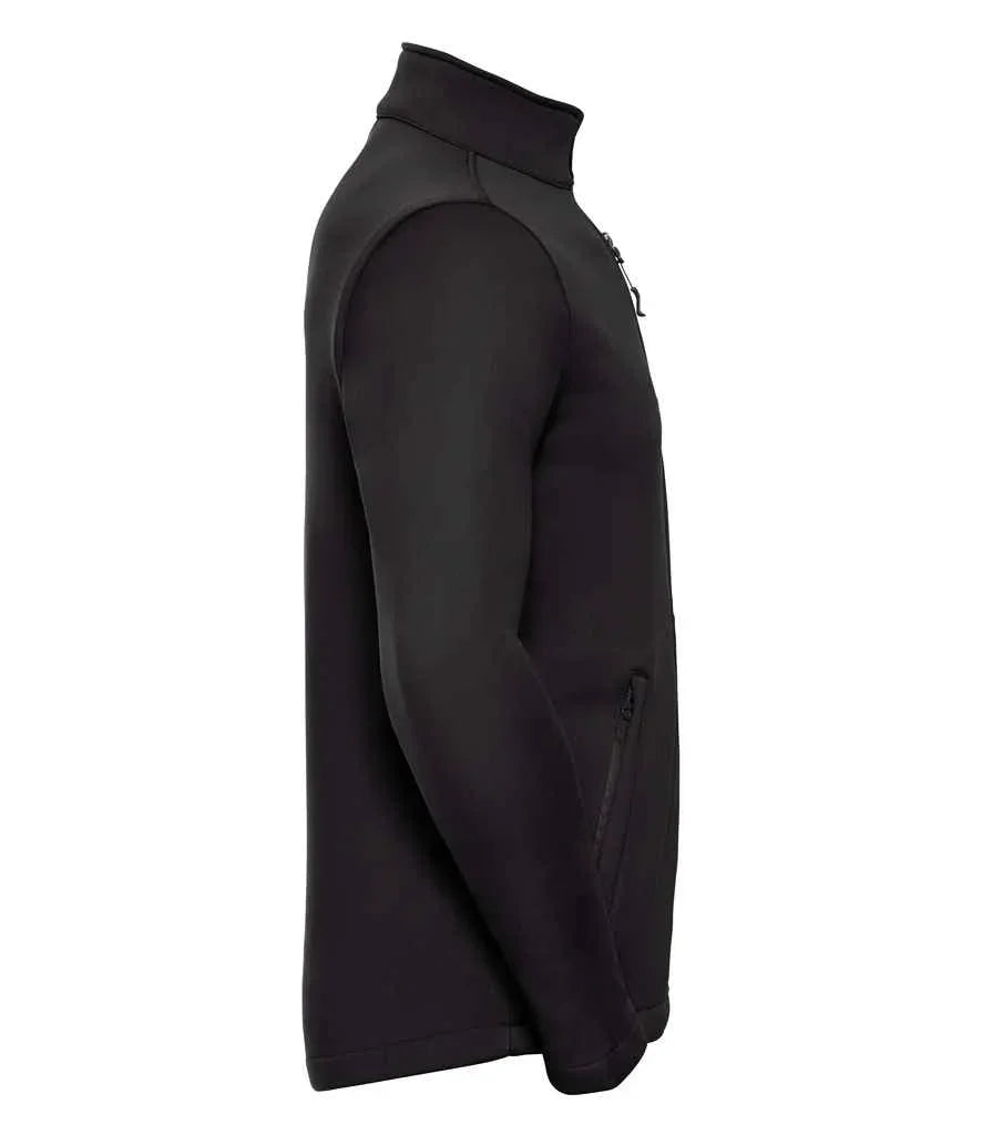 Russell Smart Soft Shell Jacket - Black - Brand It Essex Ltd