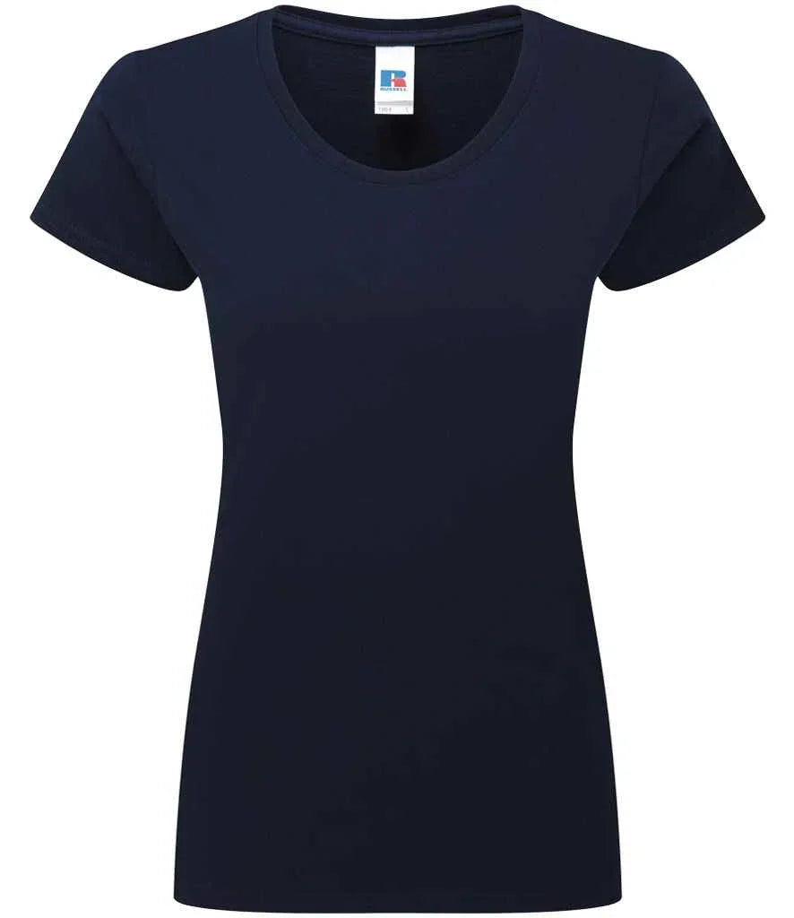 Personalised Custom Branded Russell Ladies Authentic Classic Ringspun T-Shirt -J180F - Brand It Essex Ltd