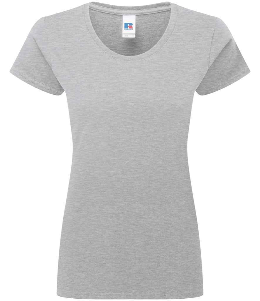 Personalised Custom Branded Russell Ladies Authentic Classic Ringspun T-Shirt -J180F - Brand It Essex Ltd