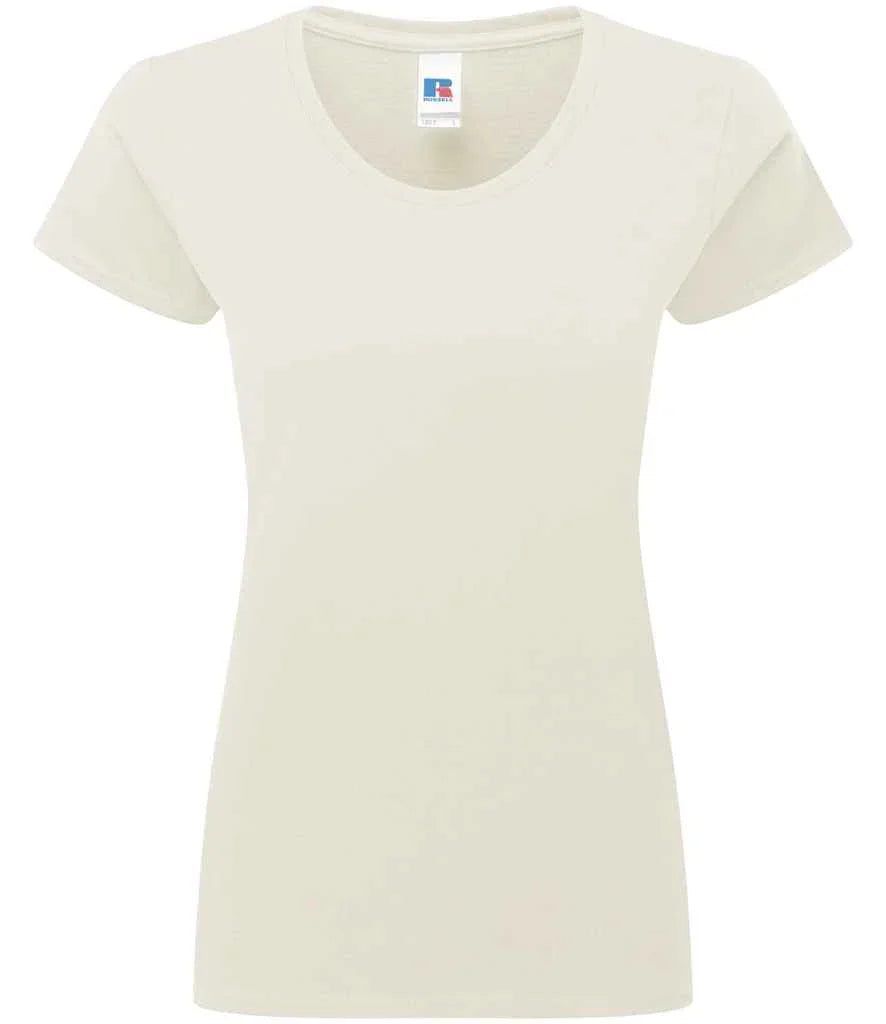 Personalised Custom Branded Russell Ladies Authentic Classic Ringspun T-Shirt -J180F - Brand It Essex Ltd