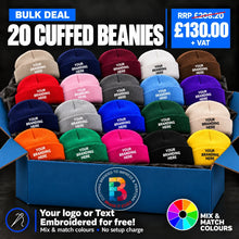 Branded Cuffed Beanie Deal - Pack 20