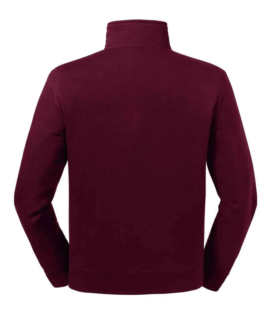Russell Authentic Zip Neck Sweatshirt - BYOB - Brand It Essex Ltd