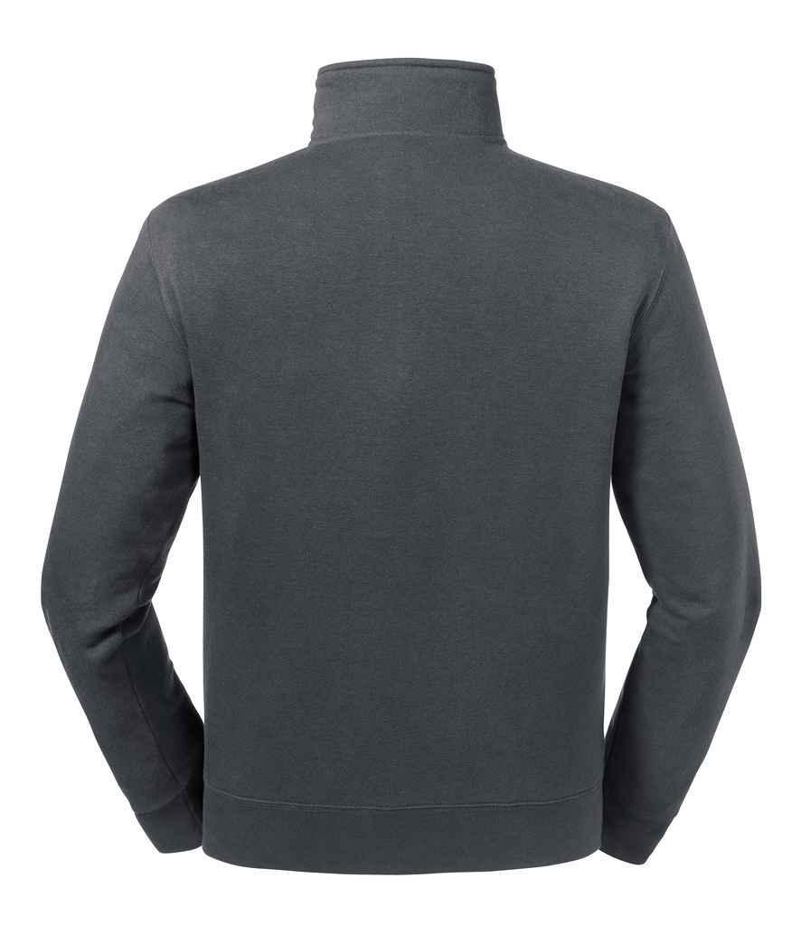 Russell Authentic Zip Neck Sweatshirt - BYOB - Brand It Essex Ltd