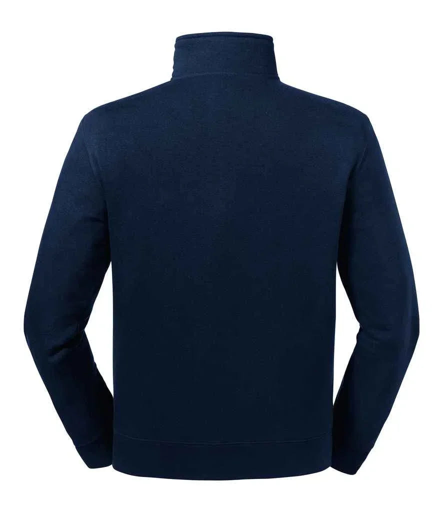 Russell Authentic Zip Neck Sweatshirt - BYOB - Brand It Essex Ltd