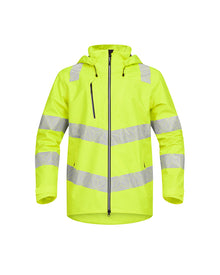 PULSAR® REACT Men's Hi-Vis Waterproof Yellow Shell Jacket - RCT800