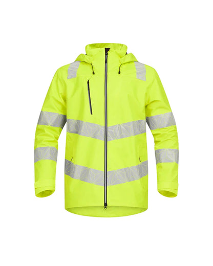 Personalised Custom Branded PULSAR® REACT Men's Hi-Vis Waterproof Yellow Shell Jacket - RCT800 - Brand It Essex Ltd