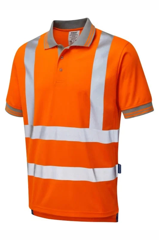 Personalised Custom Branded PULSAR® PROTECT Hi-Vis Orange Polo Shirt - PR176 - Brand It Essex Ltd