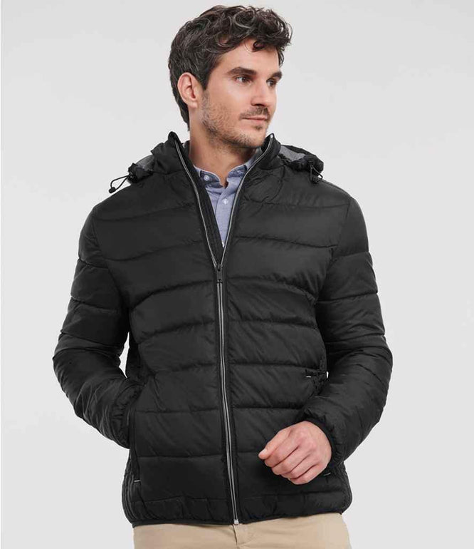 Russell Hooded Nano Padded Jacket (J440M)