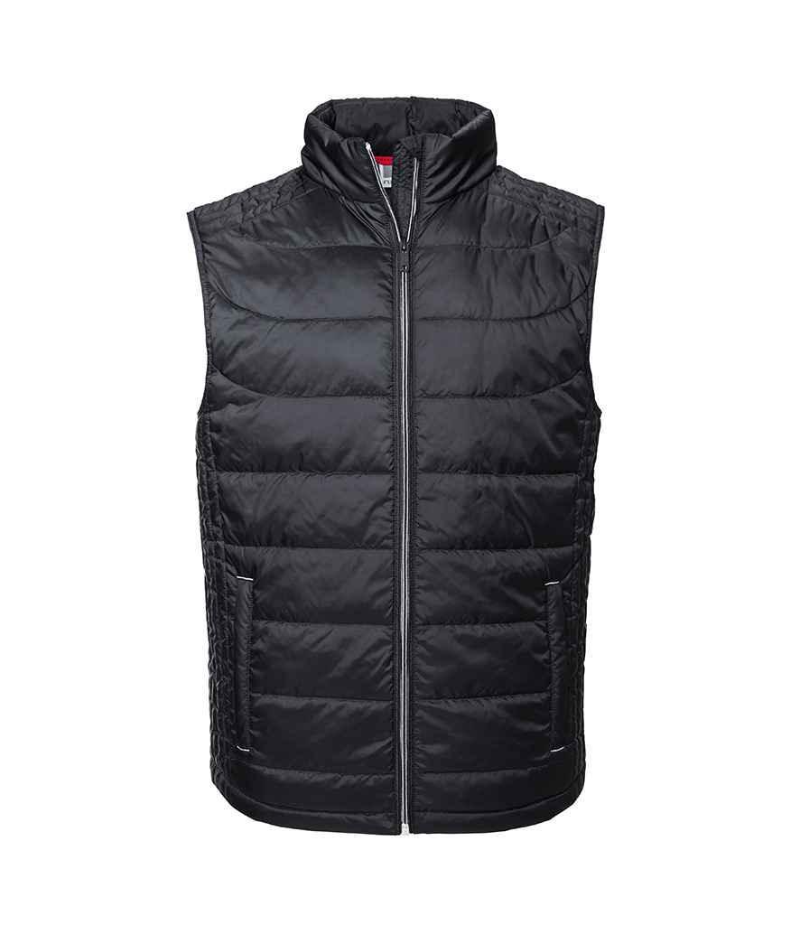 Russell Nano Padded Bodywarmer - Black - Brand It Essex Ltd