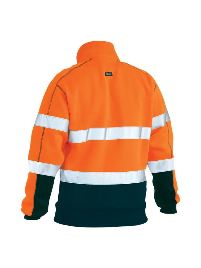 Personalised Custom Branded Bisley Taped Hi Vis 1/4 Zip Pullover Fleece - Brand It Essex Ltd