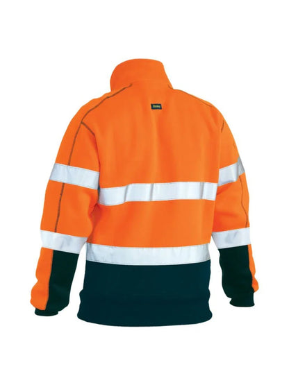 Personalised Custom Branded Bisley Taped Hi Vis 1/4 Zip Pullover Fleece - Brand It Essex Ltd