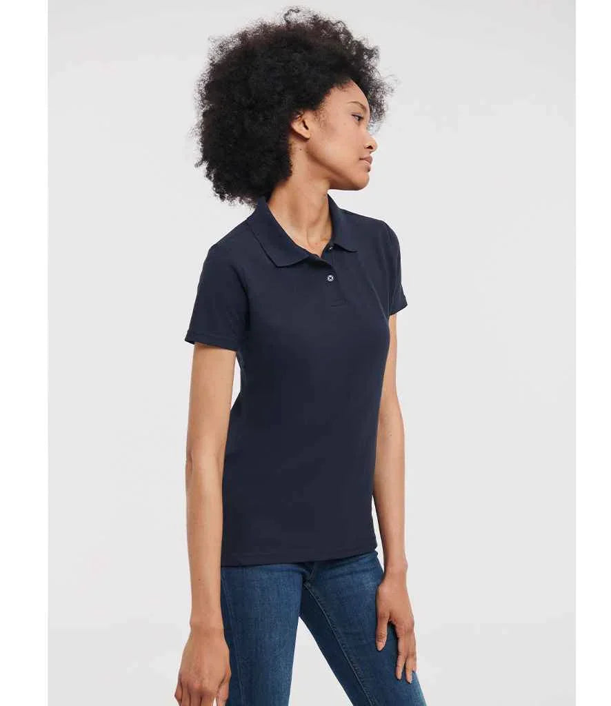 Russell Ladies Classic Poly/Cotton Pique Polo Shirt - J539F - Brand It Essex Ltd