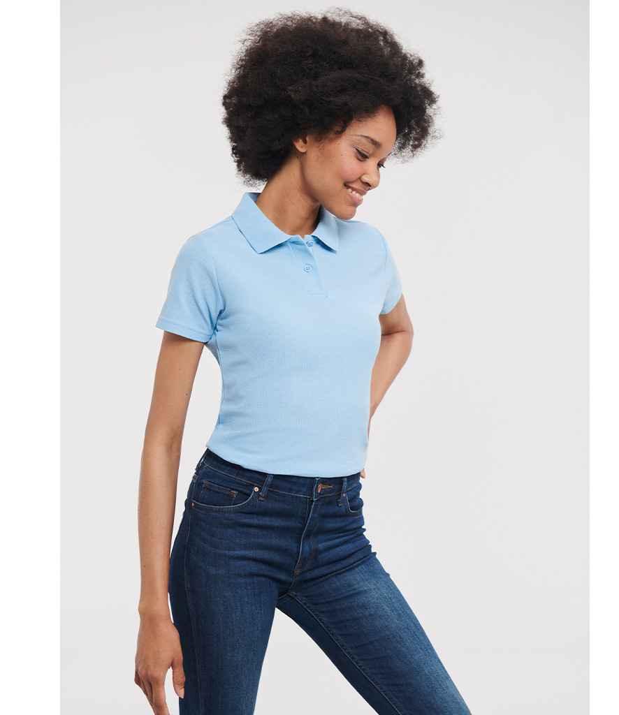 Russell Ladies Classic Poly/Cotton Pique Polo Shirt - J539F - Brand It Essex Ltd