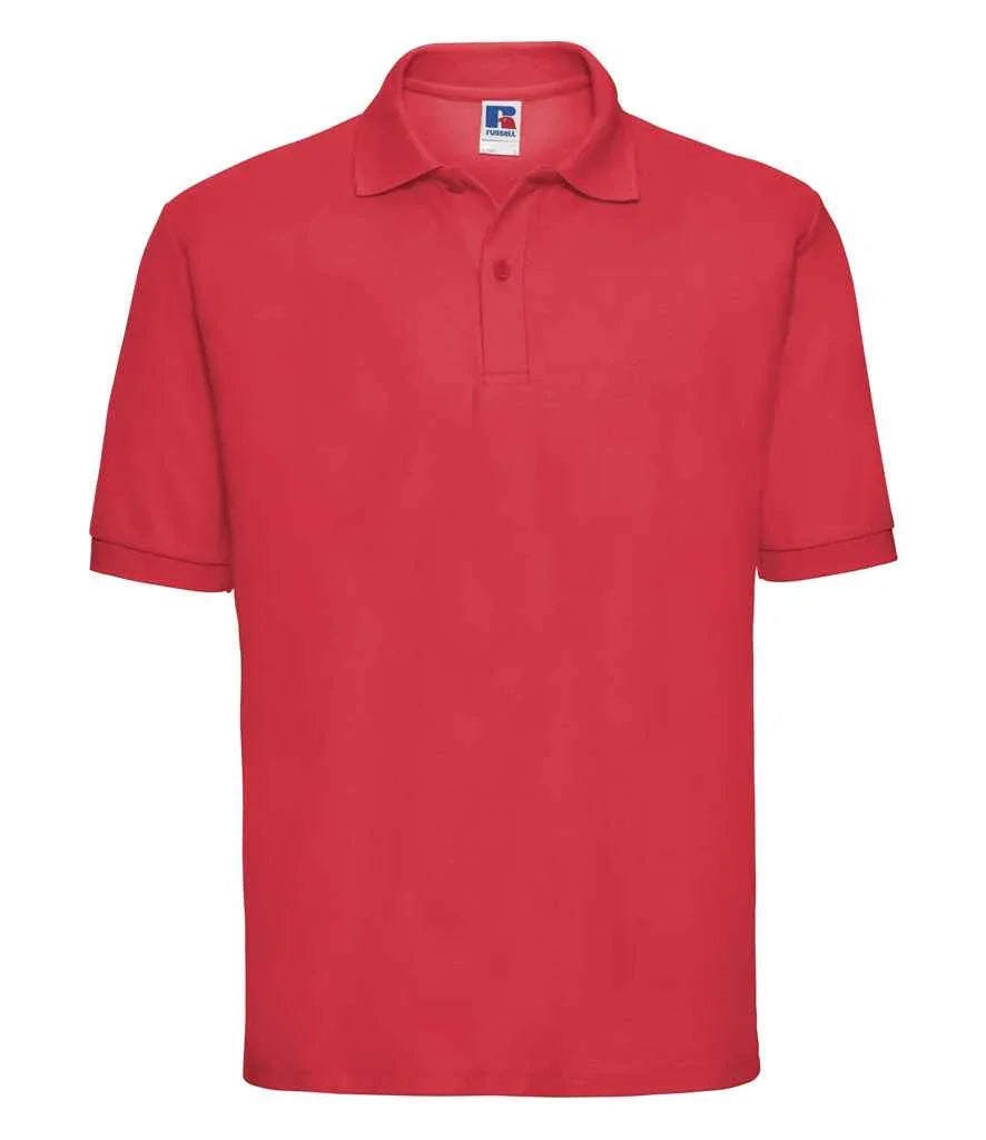 Russell Poly/Cotton Pique Polo Shirt - J539M - Brand It Essex Ltd