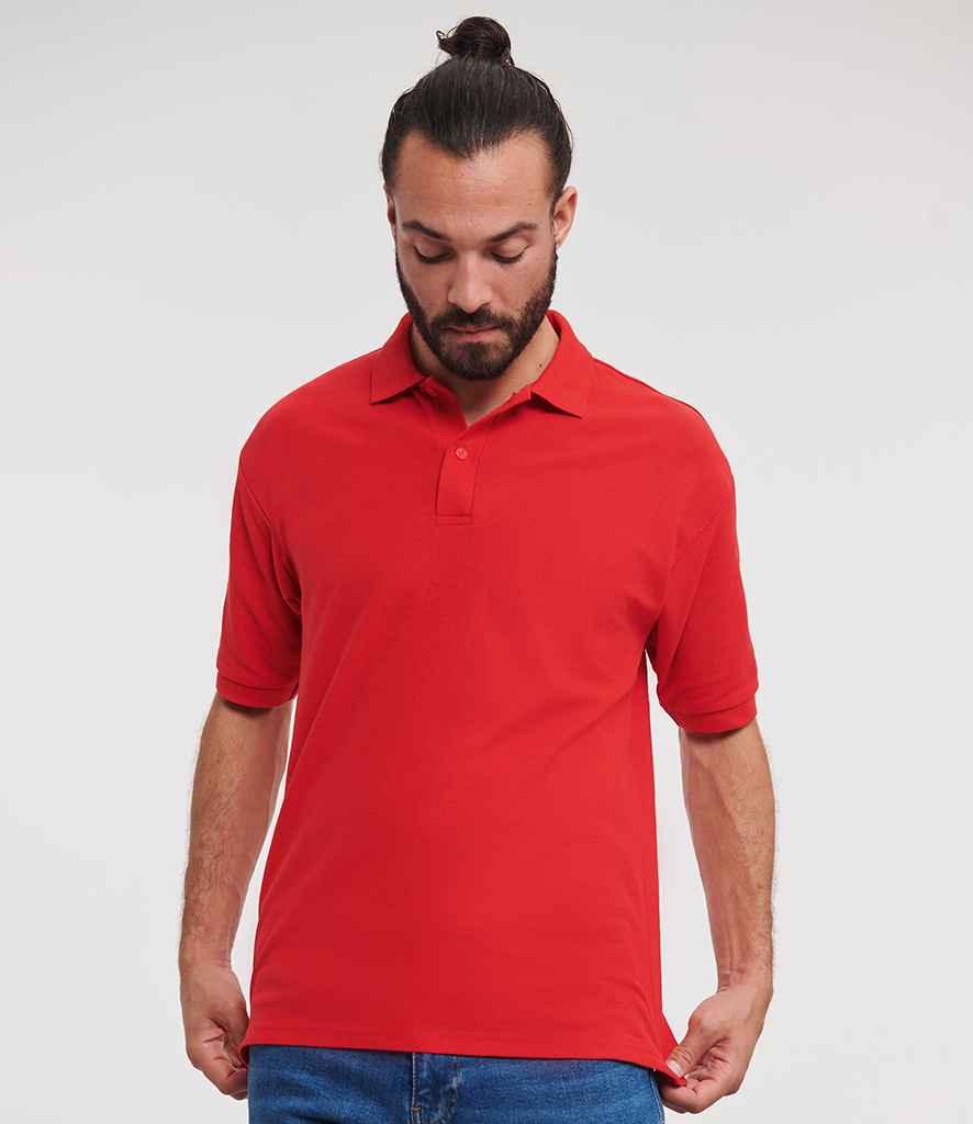 Russell Poly/Cotton Pique Polo Shirt - J539M - Brand It Essex Ltd