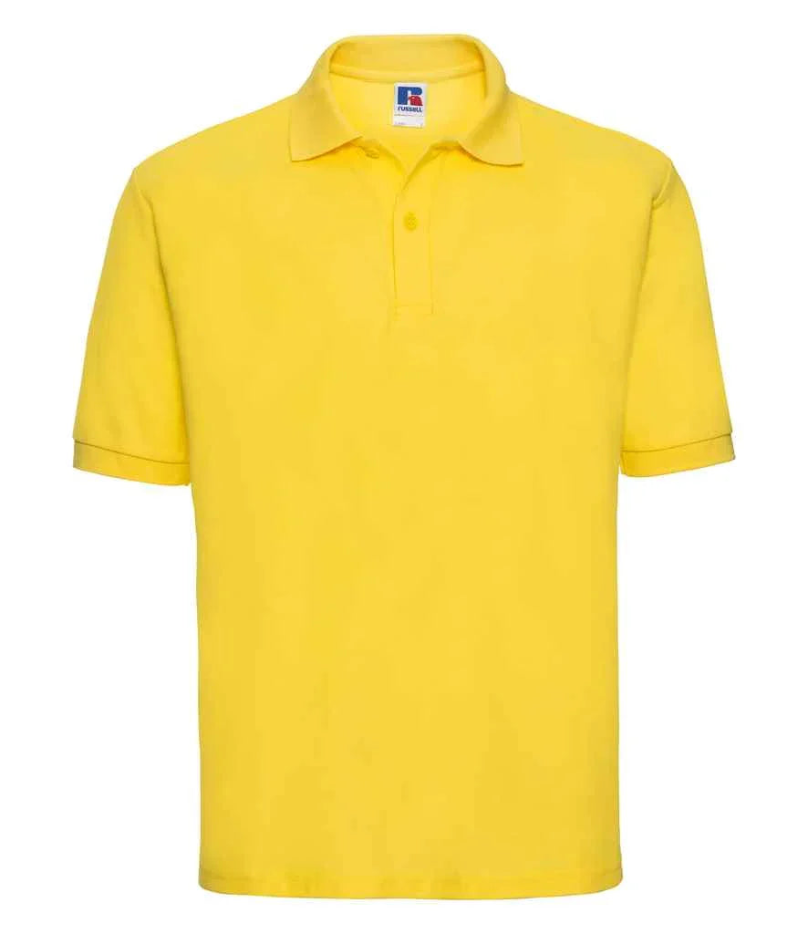 Russell Poly/Cotton Pique Polo Shirt - J539M - Brand It Essex Ltd