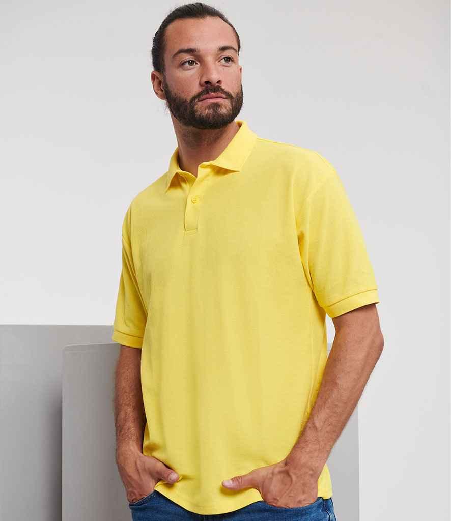 Russell Poly/Cotton Pique Polo Shirt - J539M - Brand It Essex Ltd