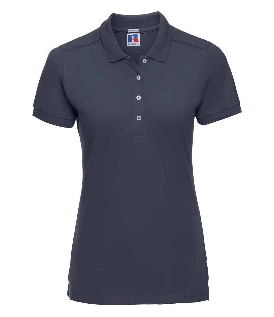Russell Ladies Stretch Pique Polo Shirt - J566F - Brand It Essex Ltd