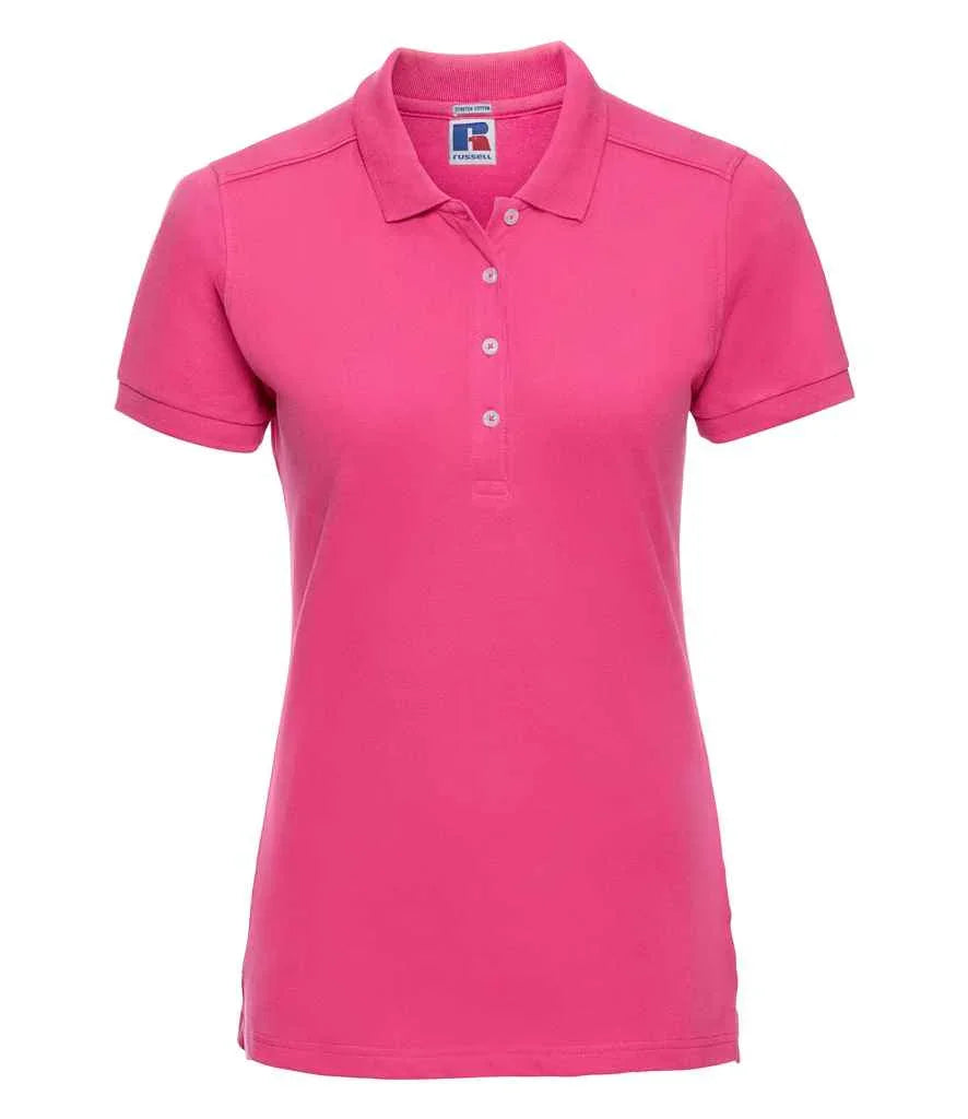 Russell Ladies Stretch Pique Polo Shirt - J566F - Brand It Essex Ltd