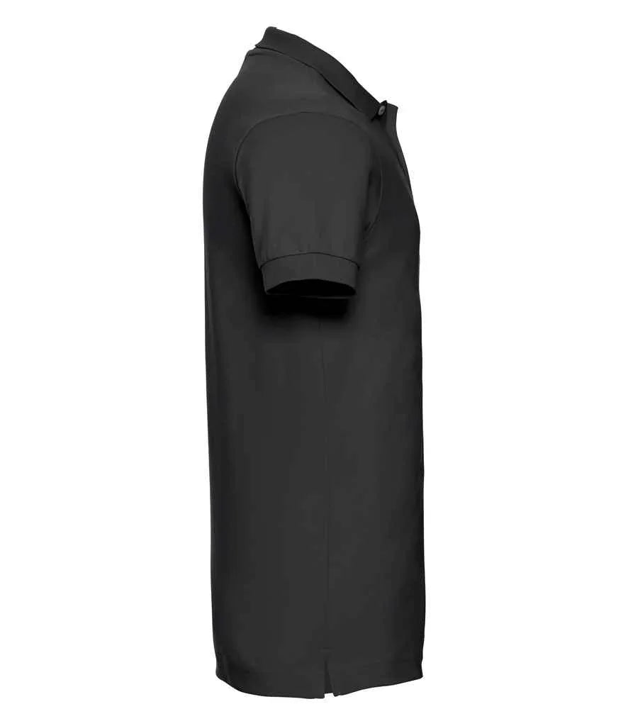 Russell Stretch Pique Polo Shirt - J566M - Brand It Essex Ltd