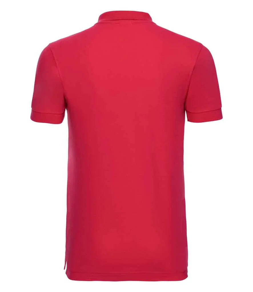Russell Stretch Pique Polo Shirt - J566M - Brand It Essex Ltd